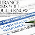 Know about insurance policy.