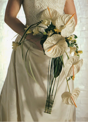 Anthuriums wedding flowers