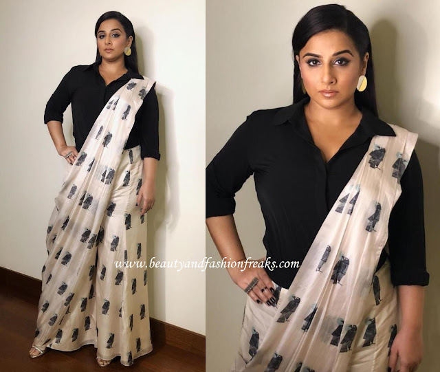 Vidya Balan In SVA At Dabboo Ratnani Calendar Launch