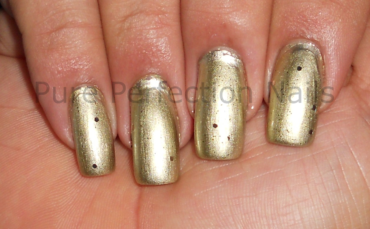 Pure Perfection Nails Red & Gold Nail Stamping Can It Get Better??? We