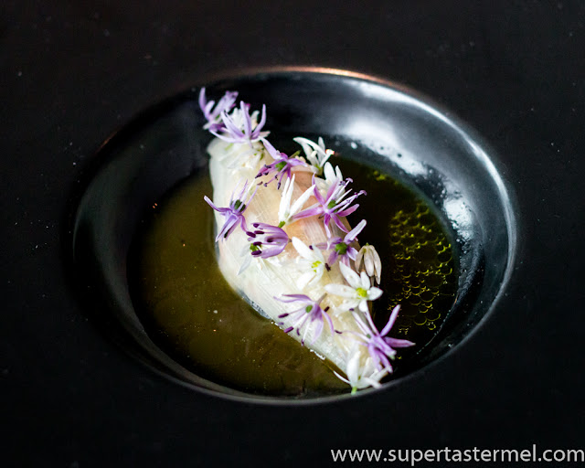 [Maaemo] Fermented Trout with scallop garum