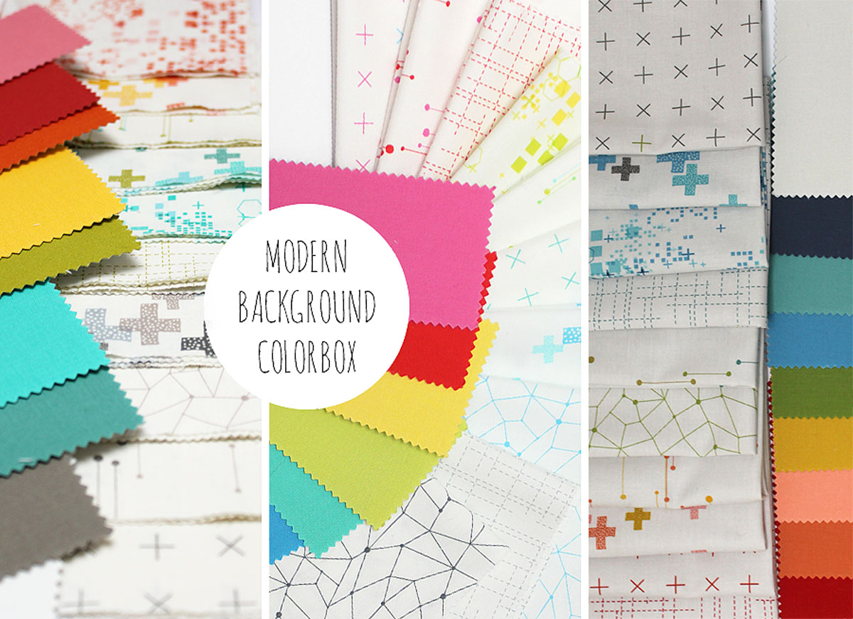 Farbstoff Colorbox a modern low volume fabric collection for your