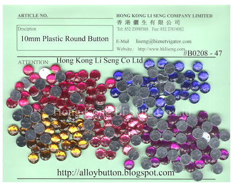 Fashion Plastic Beading Button Supplier - Hong Kong Li Seng Co Ltd