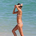 Natasha Poly Shows Off Her Reptile Bikini Body At Miami Beach