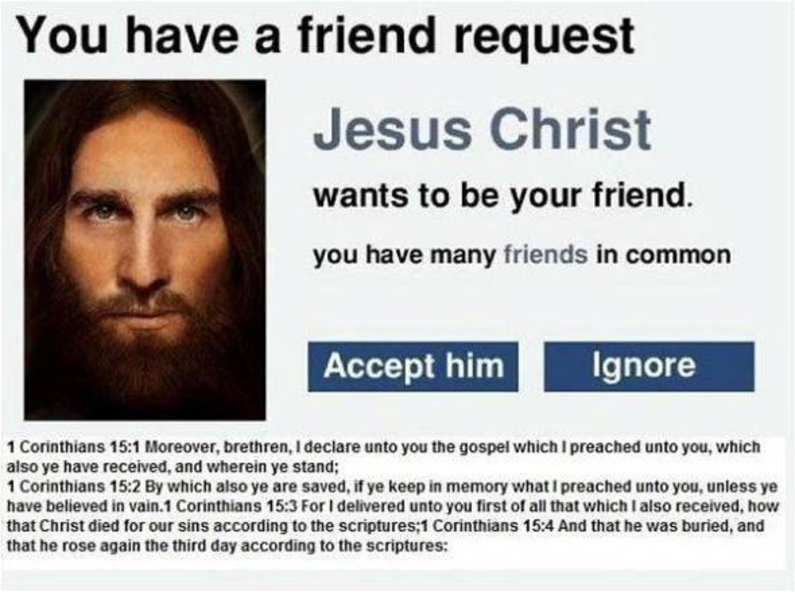 YOU HAVE A FRIEND'S REQUEST