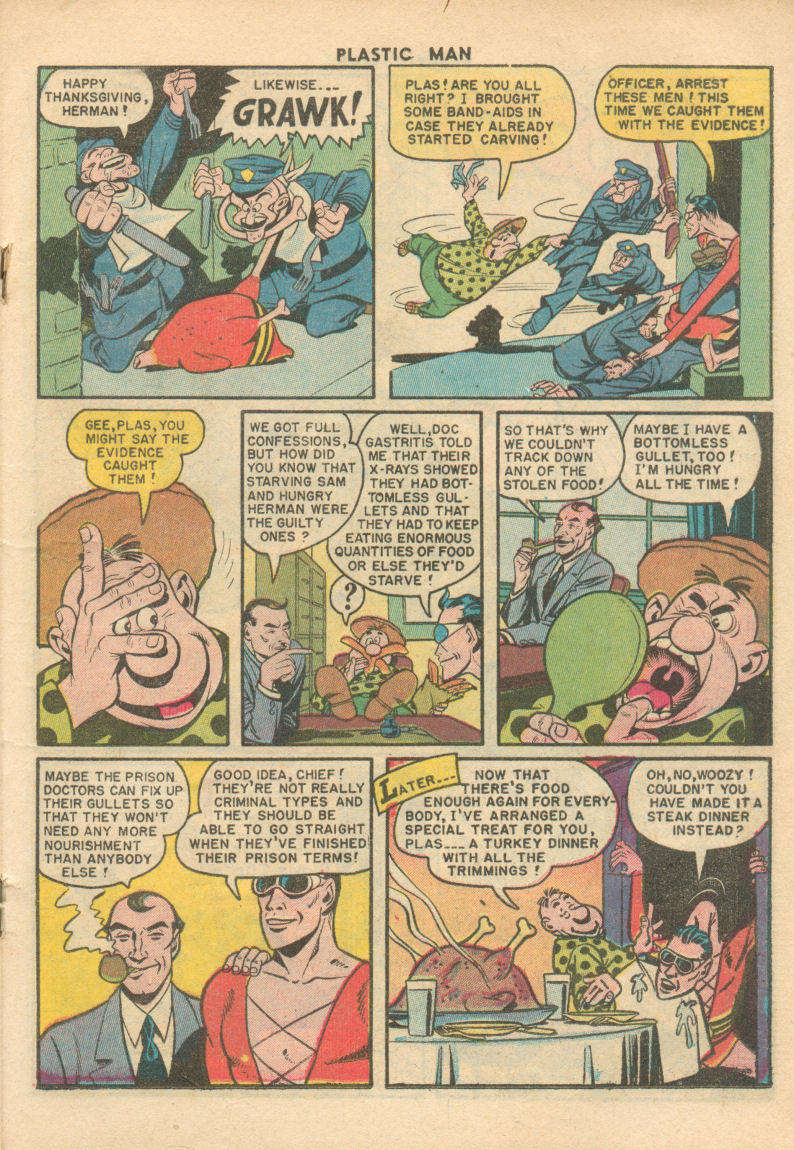 Read online Plastic Man (1943) comic -  Issue #63 - 19