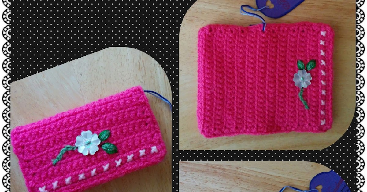 Andreea's Crafty Boutique BUSINESS / CREDIT CARD HOLDER (1) CROCHETED