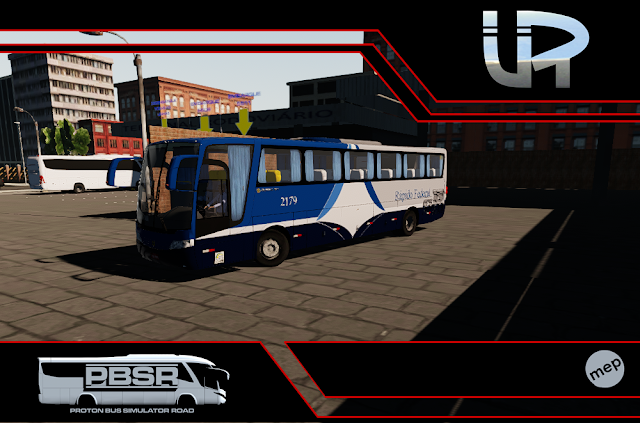 Vissta Buss Rápido Federal Skin Proton Bus Simulator Road - Vissta Buss LO O-500 RS Viação Rápido Federal