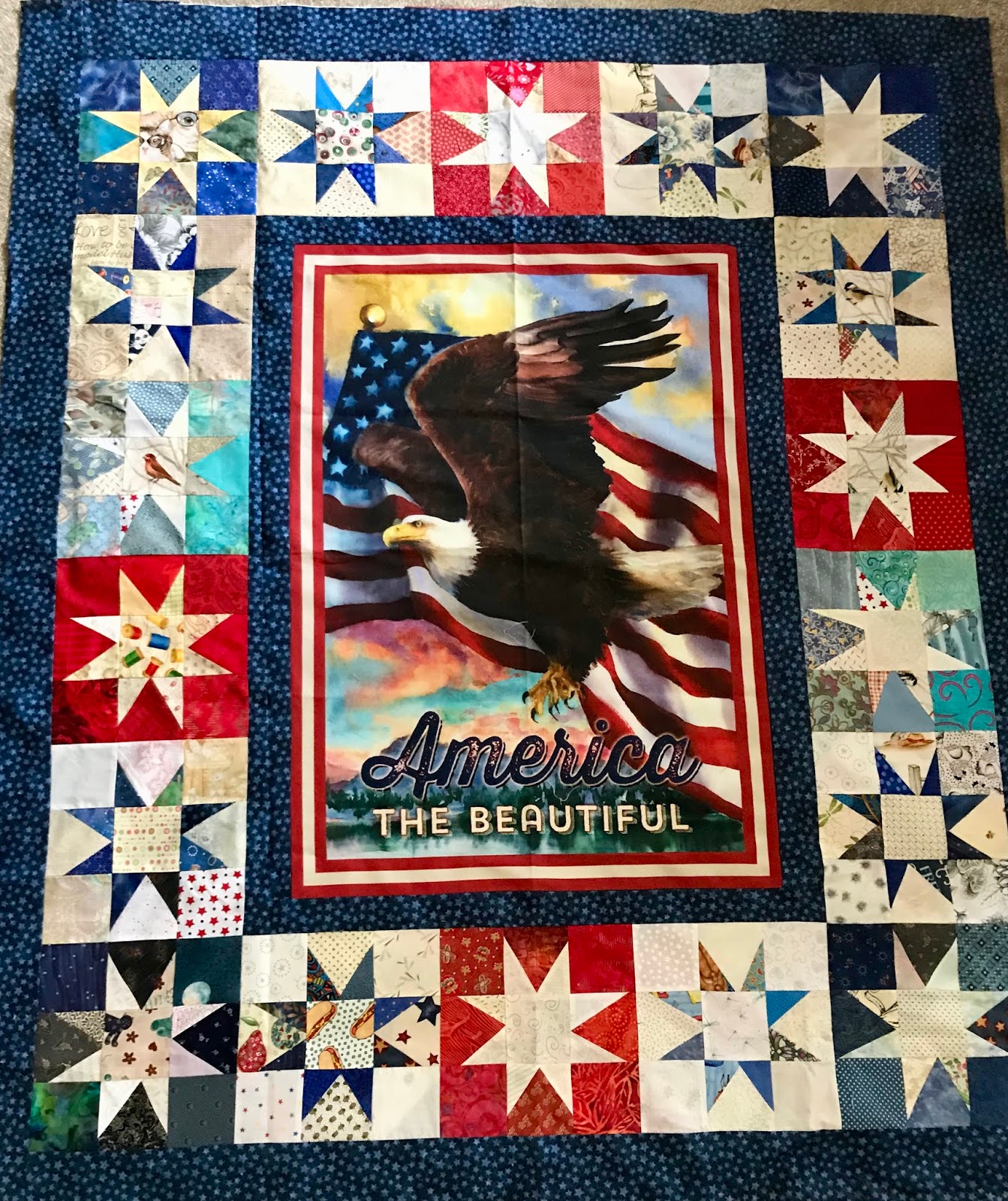 PAT QUILTZ TOO America The Beautiful Panel Quilts