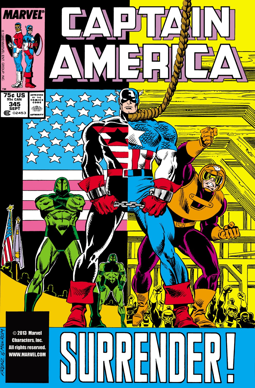 Read online Captain America (1968) comic -  Issue #345 - 1