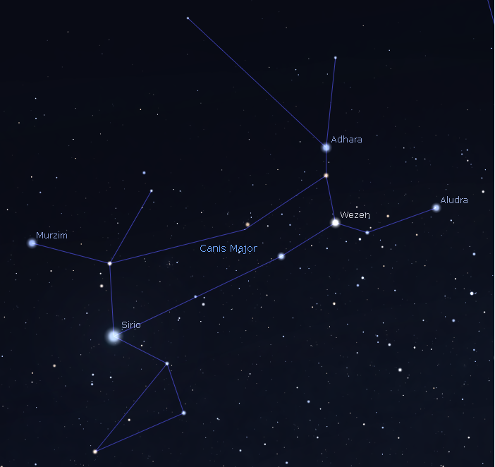 Acercar Las Estrellas Sirio La Estrella Mas Brillante Del Cielo Nocturno