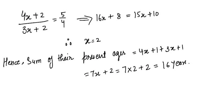 Problem Based on Ages 