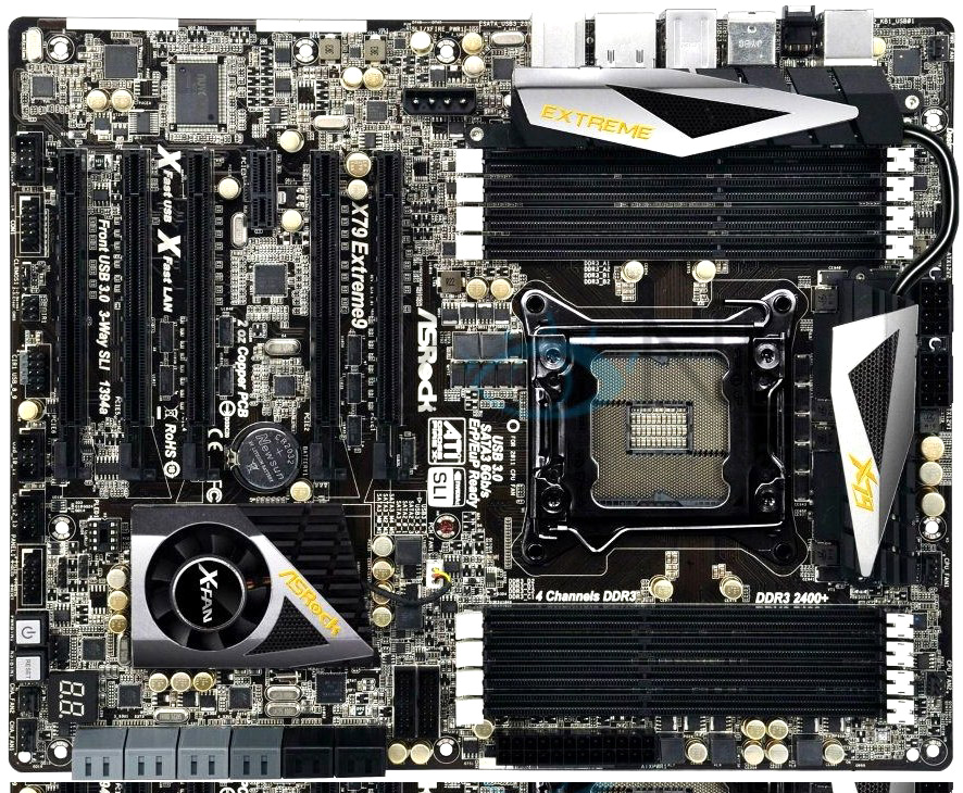 ASRock X79 Extreme9 Black Edition Motherboard Approaches and First