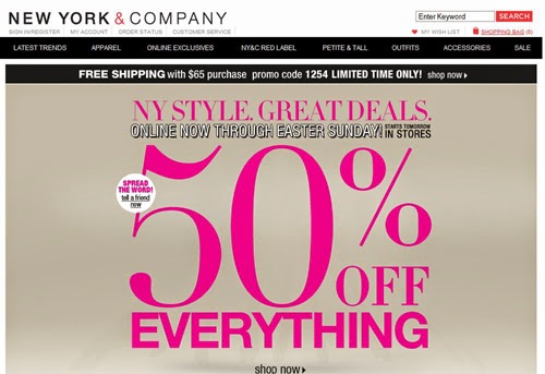 New York And Company Coupons