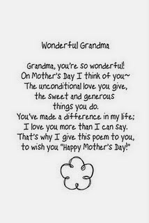 Mother's Day Poems For Your Grandma ~ Mother's Day 2014 | Gift Ideas ...