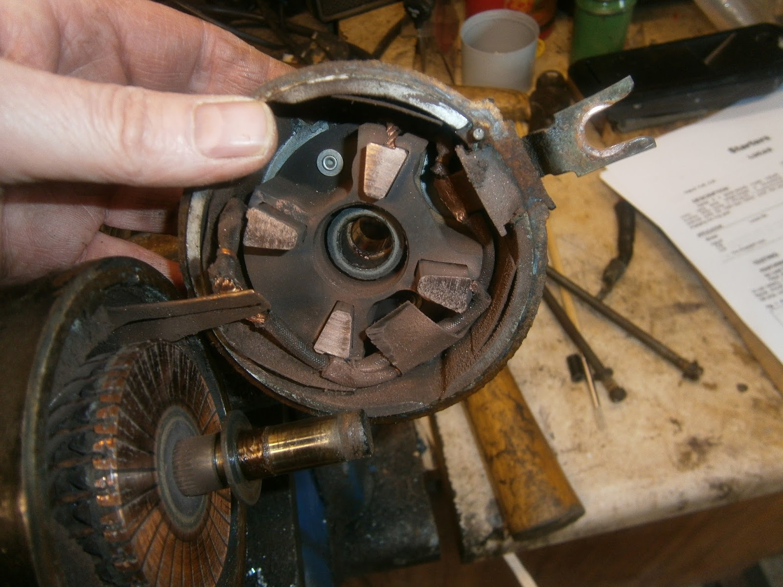 Lotus Excel Restoration The Lucas 3M100 starter motor revisited.