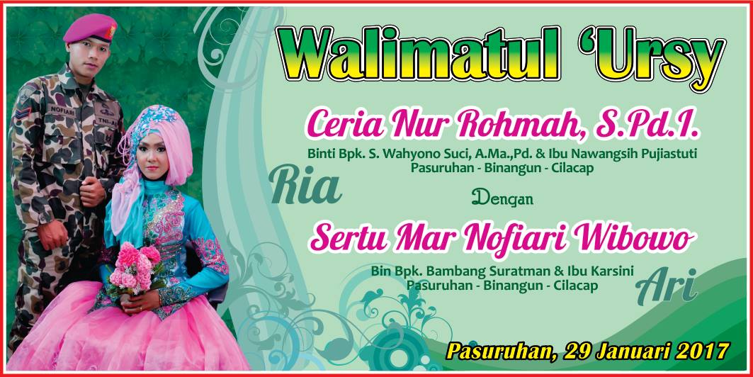 Paling Keren Walimatul Ursy Contoh Banner Pernikahan Paling Keren Walimatul Ursy Contoh Banner Pernikahan