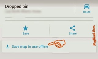 Cara menyimpan google map offline