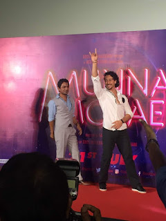 Tiger Shroff and Nidhhi Agerwal arrive for the trailer launch of their film ‘Munna Michael’