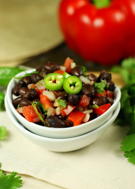 40+ Food & Drink Recipes for Cinco de Mayo Fun - Black Bean Salsa Image