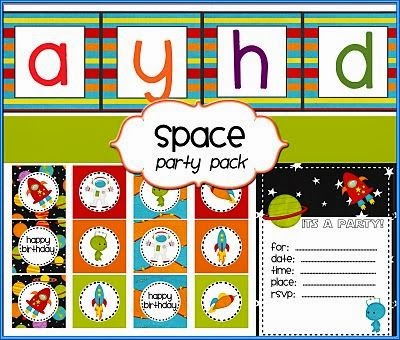 Space Party: Free Printable Candy Buffet Labels. - Oh My Fiesta! in english
