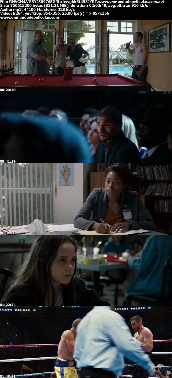 Capturas de la película.