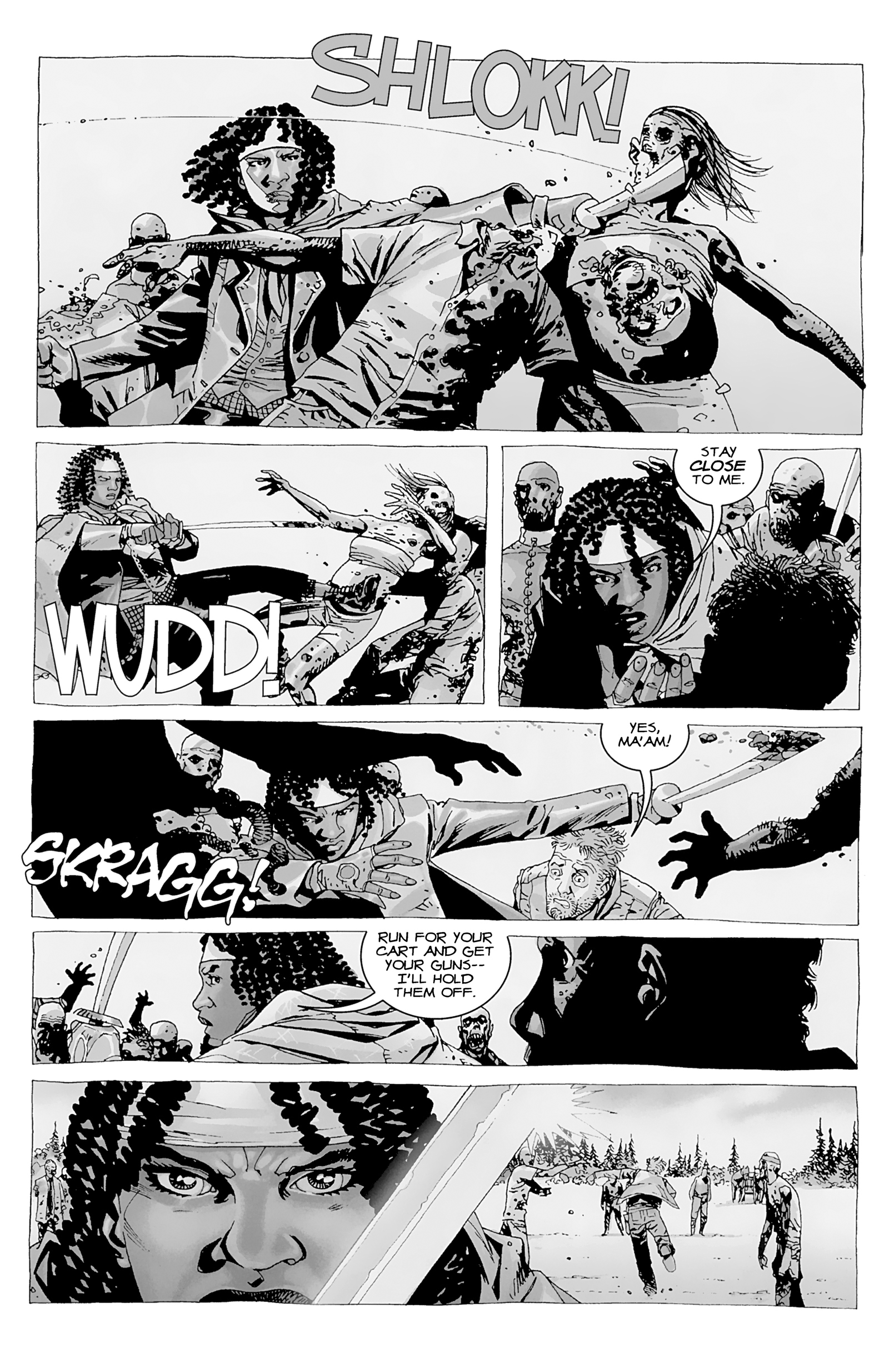 Read online The Walking Dead comic -  Issue # _Special - Michonne Special - 19