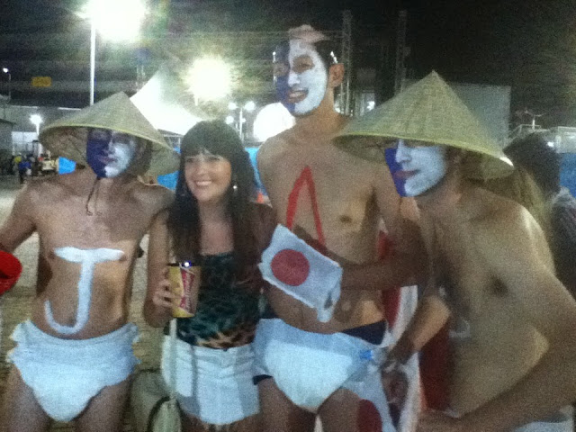 Japan fans in Natal, Brazil