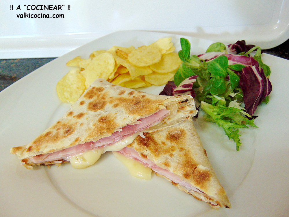 WRAPSÁNDWICH DE JAMÓN COCIDO Y QUESO ¡¡A COCINEAR!! Recetas
