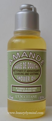 L´occitane Cleansing and Soothing Shower Oil with Almond Oil