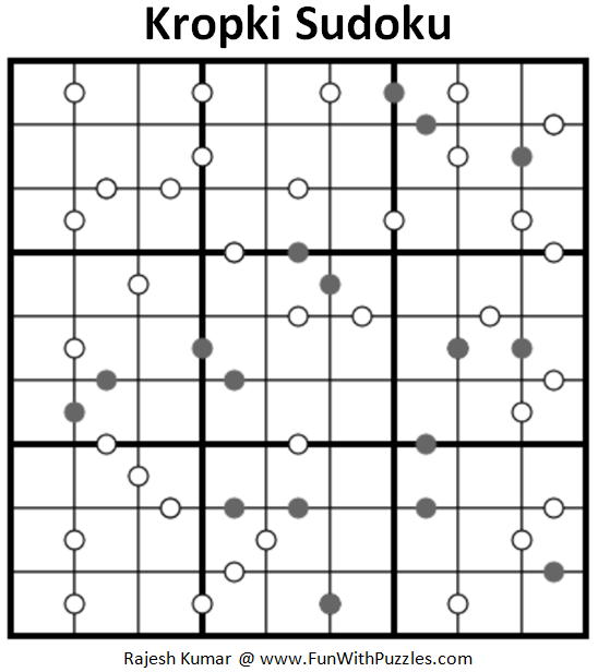 Kropki Sudoku (Fun With Sudoku #214)