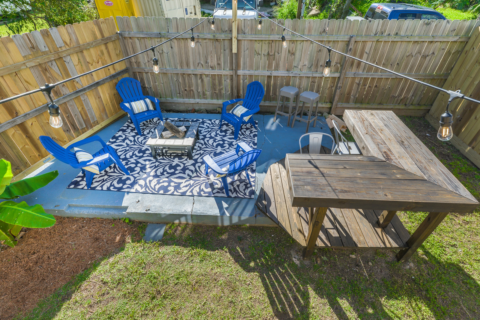 Plum Tiny House Galveston (Glamour Shots!)