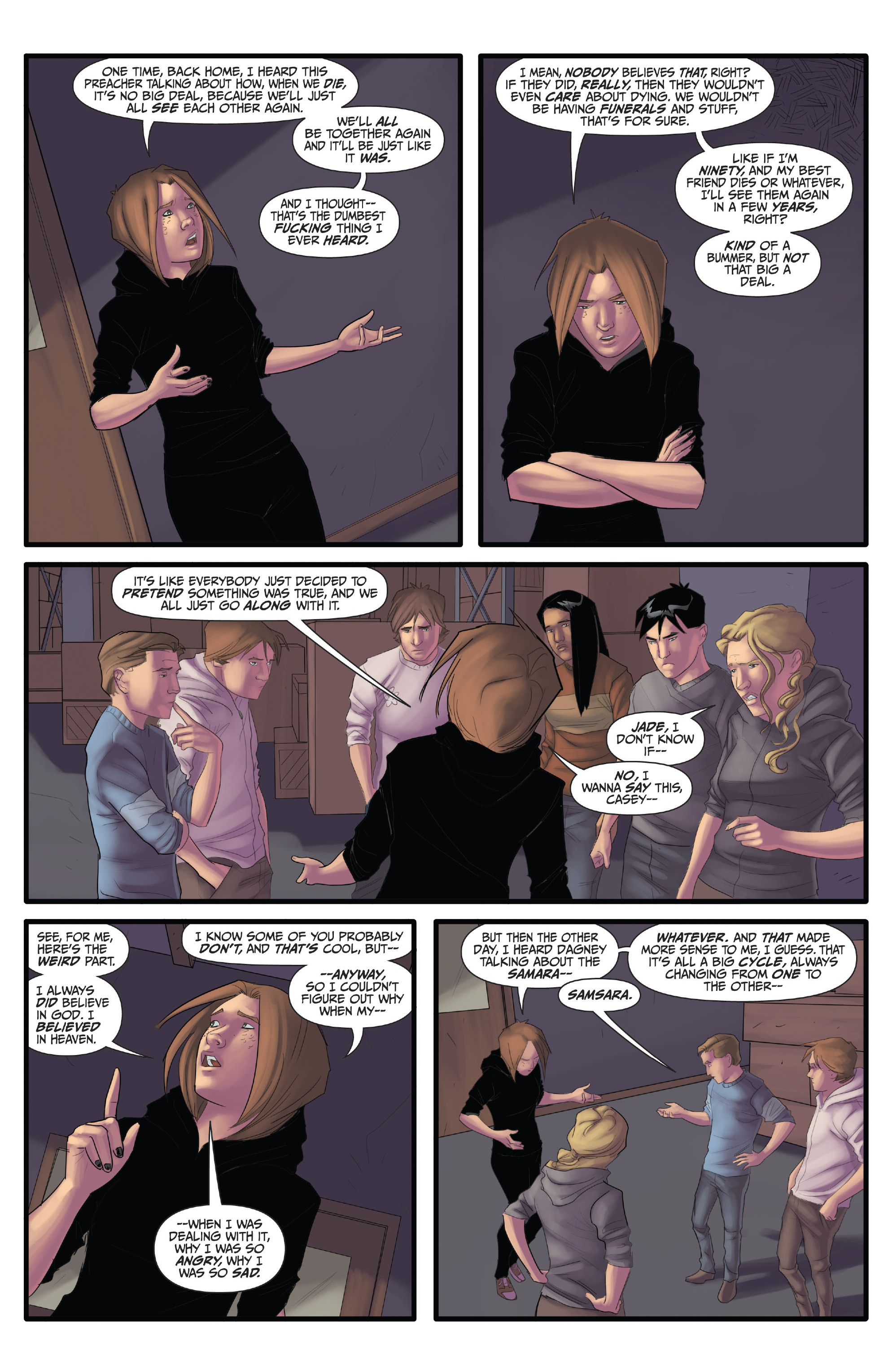 Read online Morning Glories comic -  Issue # _TPB 6 - 127