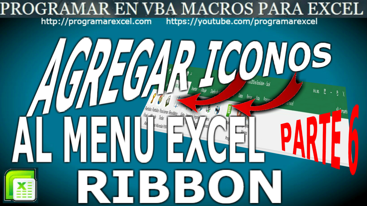 Como Agregar Iconos al Menu Ribbon de Excel Modificando XML 390