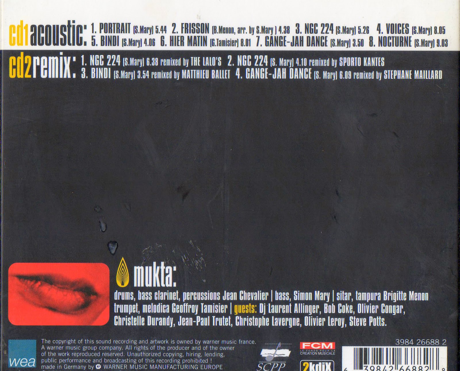 MUSICOLLECTION MUKTA Indian Sitar & World Jazz (Acoustic & Remixed