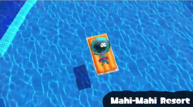 Splatoon update Mahi-Mahi Resort jellyfish chilling