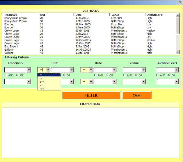 vba filter