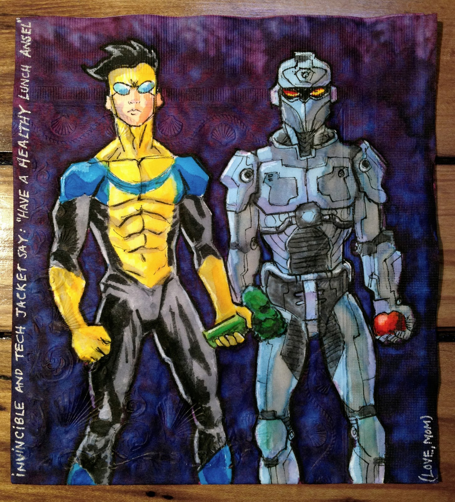 Daily Napkins: Invincible and Tech Jacket