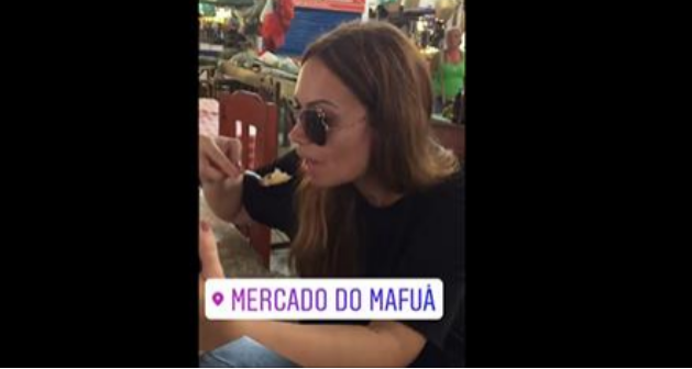 Em Teresina, Solange almoça panelada em mercado popular