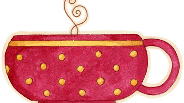 Tazas con chocolate caliente para imprimir