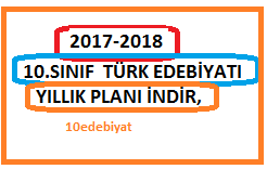 10 Sinif Osmanli Turkcesi Yillik Plani 2019 2020