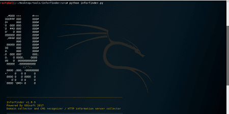 InforFinder - tool to collect information of any domains pointing at some server