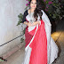 Vidya Balan In White Saree At New Hindi Movie Promotions