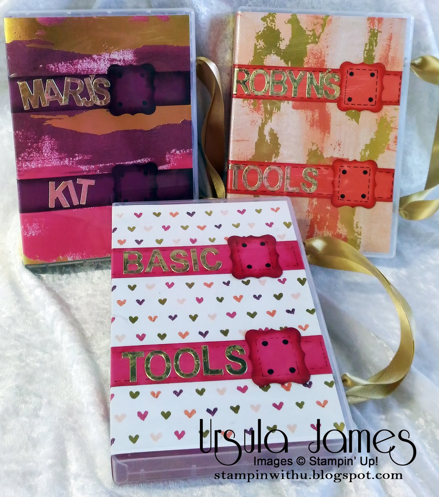 Stampin' with U Basic Tool Kit Case made from Stampin Up's Full Wide