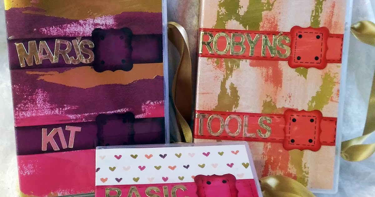 Stampin' with U Basic Tool Kit Case made from Stampin Up's Full Wide Stamp Case