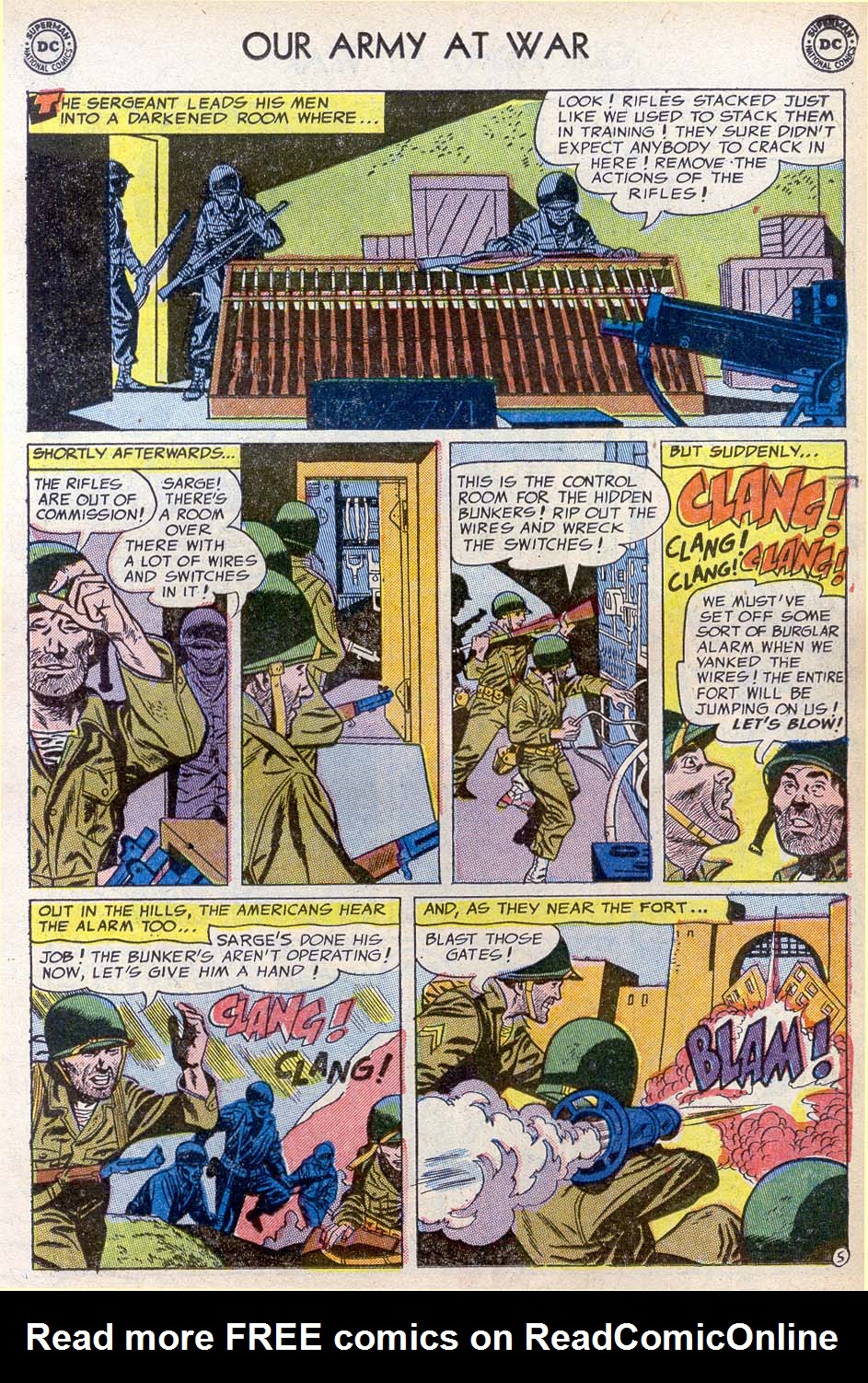 Read online Our Army at War (1952) comic -  Issue #30 - 23