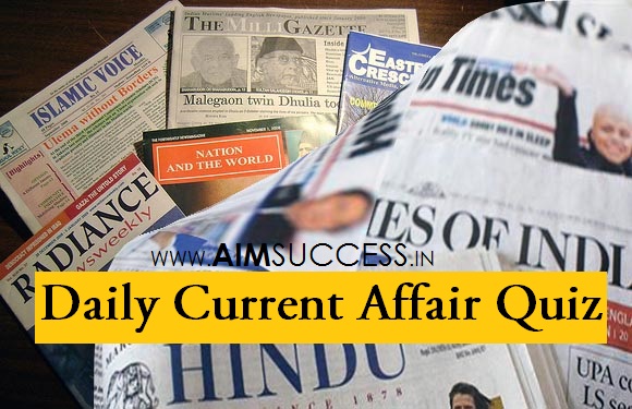 Daily Current Affairs Quiz: 29 March 2018