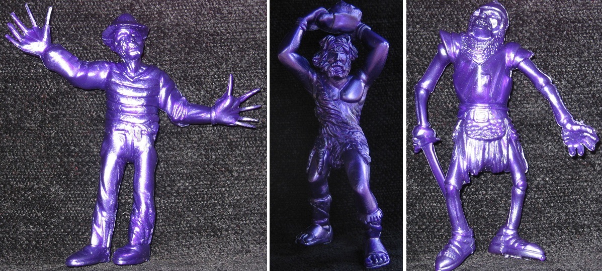 vintage 1992 comansi - SUPER MONSTRUOS monstres cinéma - LOUP GAROU * VIOLET
