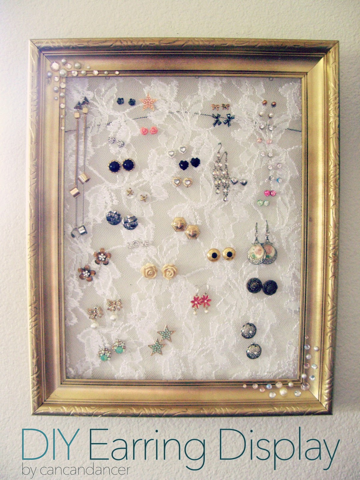 Can Can Dancer DIY Earring Display