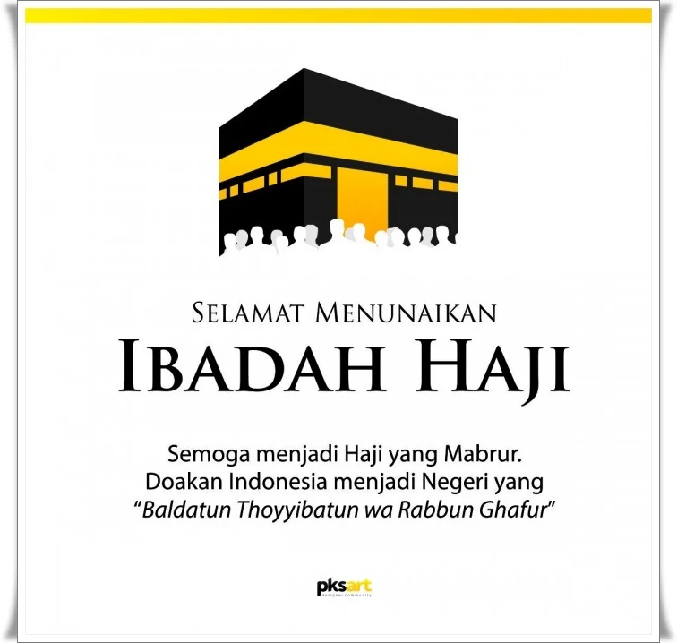 contoh gambar ucapan selamat menunaikan ibadah haji